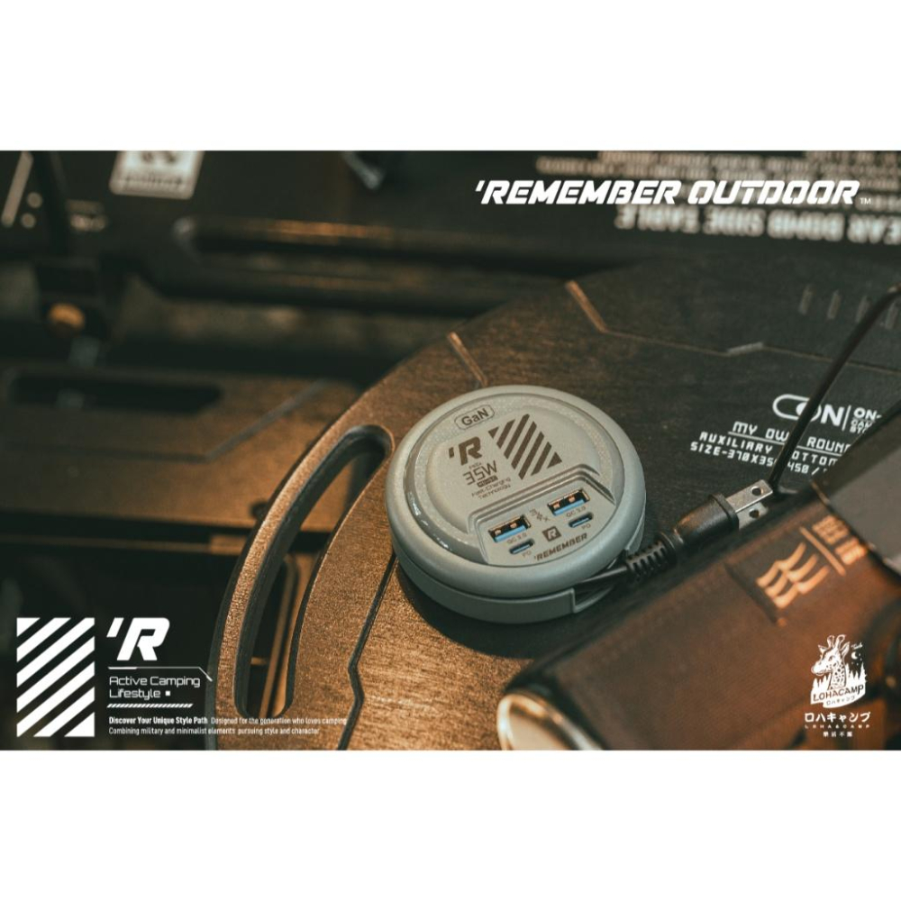 樂活不露 氮化鎵電源供應器 0.47M【好勢露營】電源供應器 充電插頭 延長線 四孔USB充電座 豆腐頭好攜帶充電頭-細節圖5