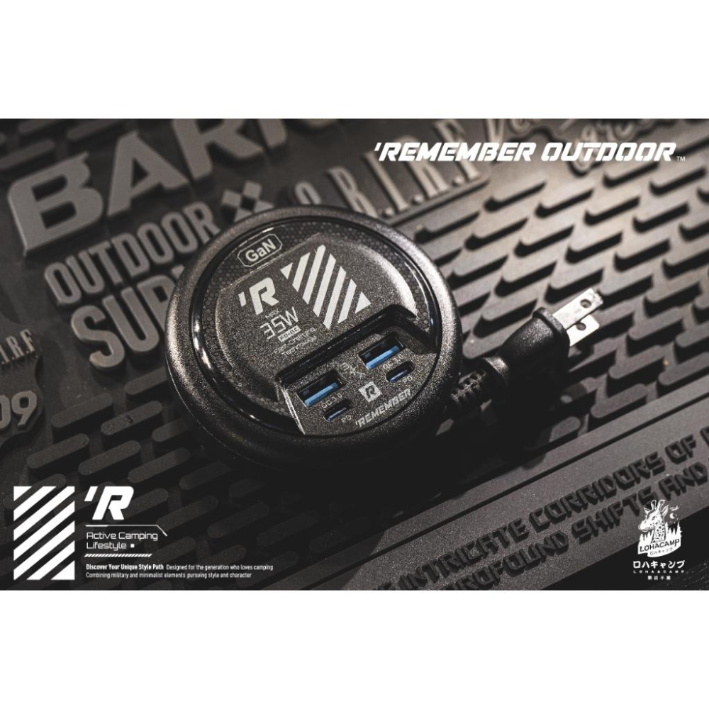 樂活不露 氮化鎵電源供應器 0.47M【好勢露營】電源供應器 充電插頭 延長線 四孔USB充電座 豆腐頭好攜帶充電頭-細節圖7