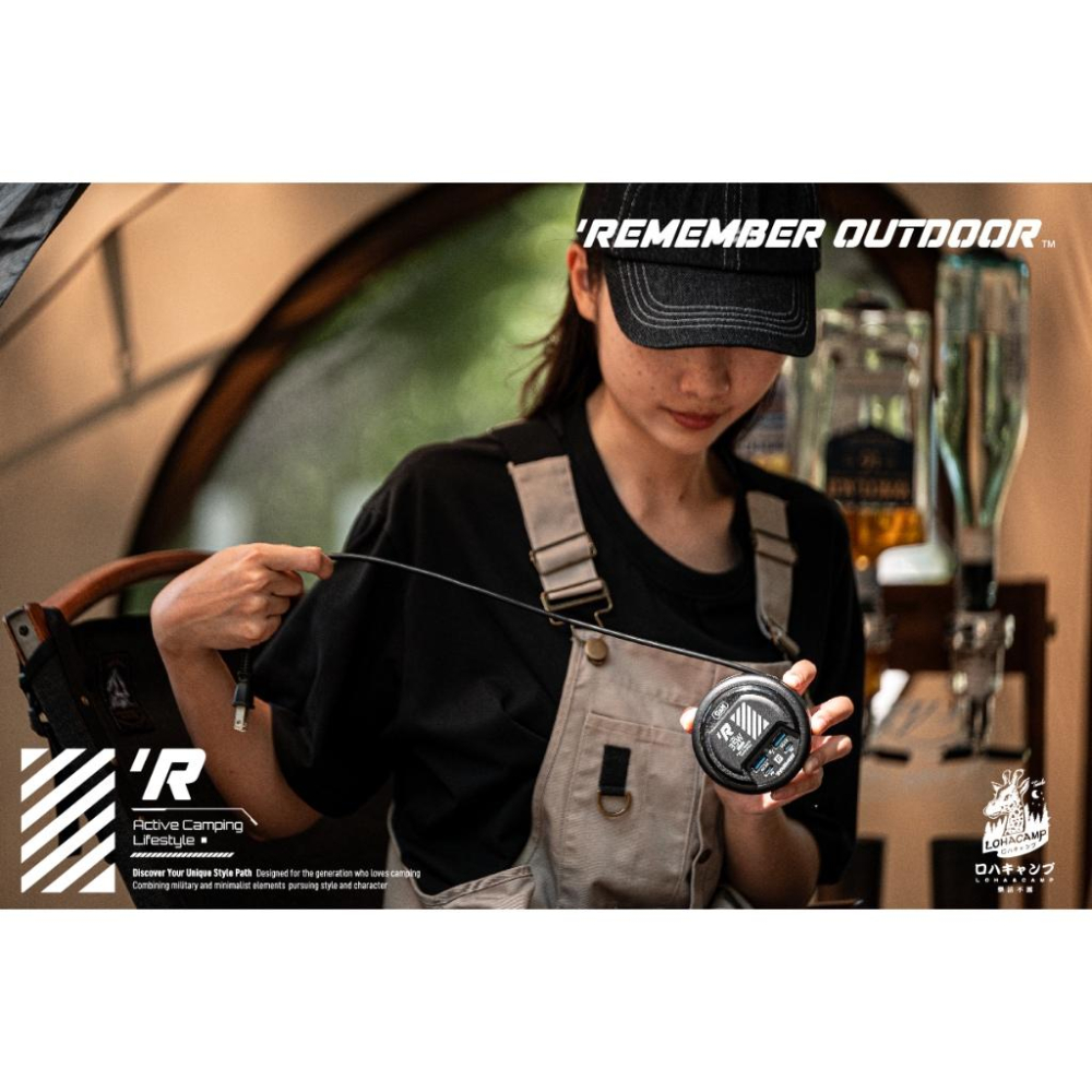 樂活不露 氮化鎵電源供應器 0.47M【好勢露營】電源供應器 充電插頭 延長線 四孔USB充電座 豆腐頭好攜帶充電頭-細節圖8