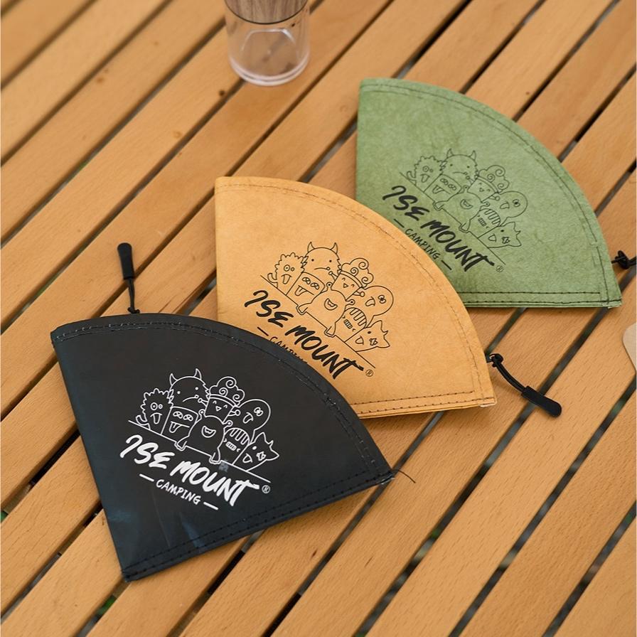ISE MOUNT 咖啡濾紙收納包【好勢露營】錐形濾紙包 扇形濾紙收納袋 收納三角包收納袋 小物袋 手沖咖啡 水洗牛皮紙-細節圖3