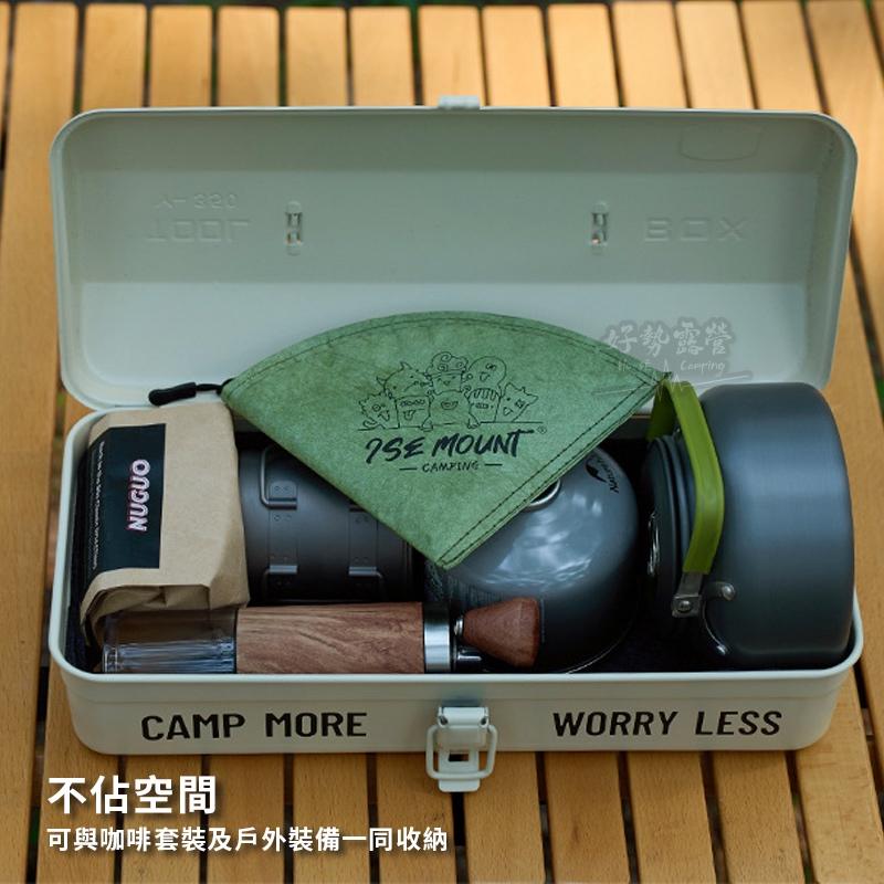 ISE MOUNT 咖啡濾紙收納包【好勢露營】錐形濾紙包 扇形濾紙收納袋 收納三角包收納袋 小物袋 手沖咖啡 水洗牛皮紙-細節圖8