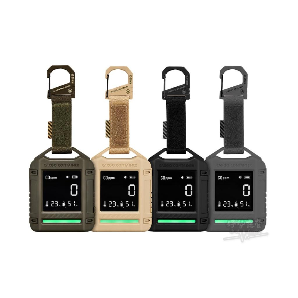 現貨 CARGO 一氧化碳溫濕度偵測器【好勢露營】濕度 溫度 顯示器 CO濃度感應器 露營用安全裝備 工業設計 戶外防護-細節圖2