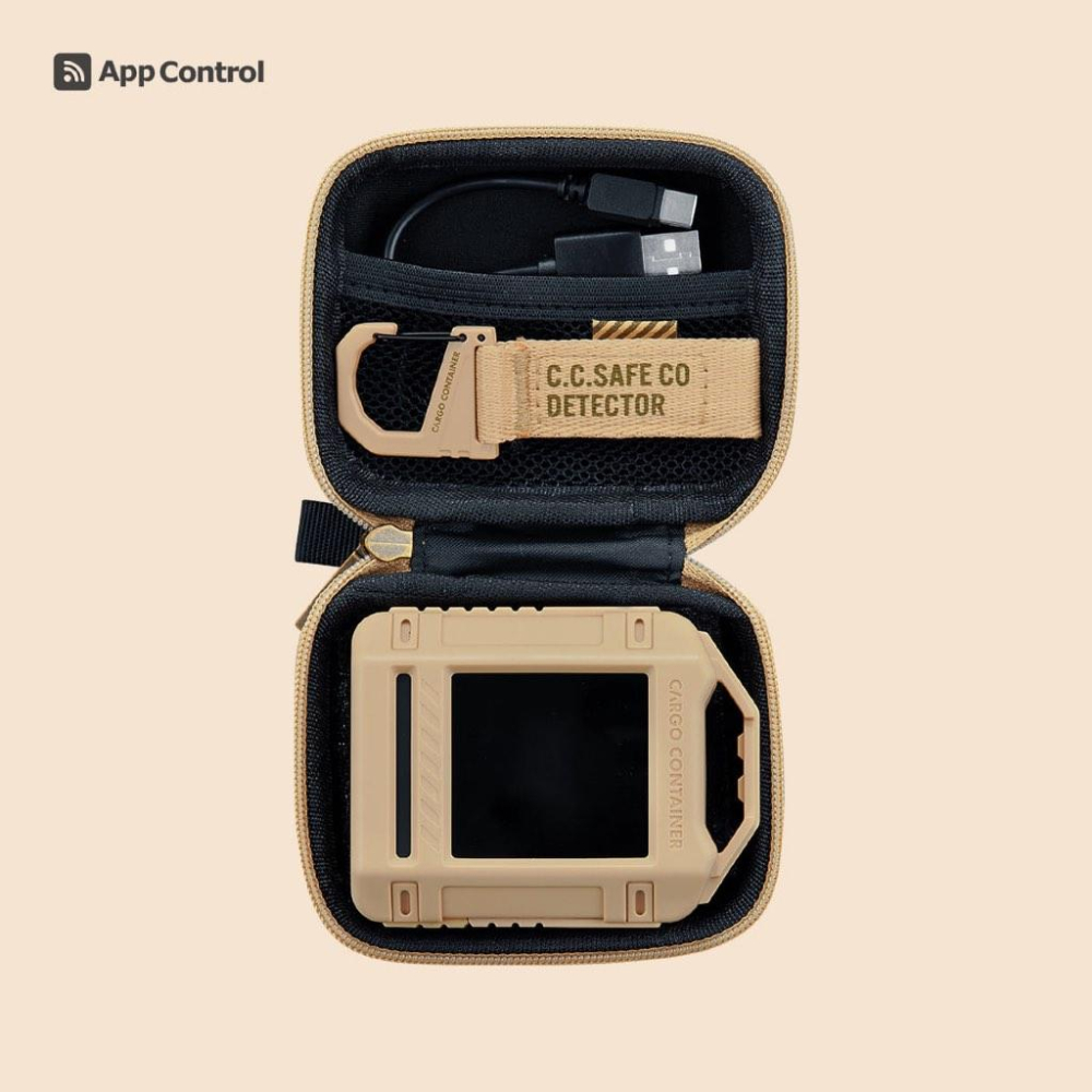 現貨 CARGO 一氧化碳溫濕度偵測器【好勢露營】濕度 溫度 顯示器 CO濃度感應器 露營用安全裝備 工業設計 戶外防護-細節圖9