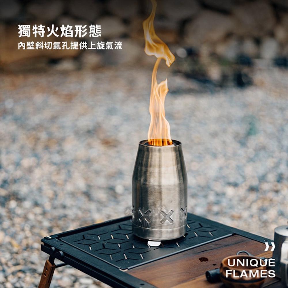 Springhill 春山 原火旋風爐【好勢露營】二次燃燒登山爐柴爐 觀火爐 迷你焚火台 取暖爐-細節圖5