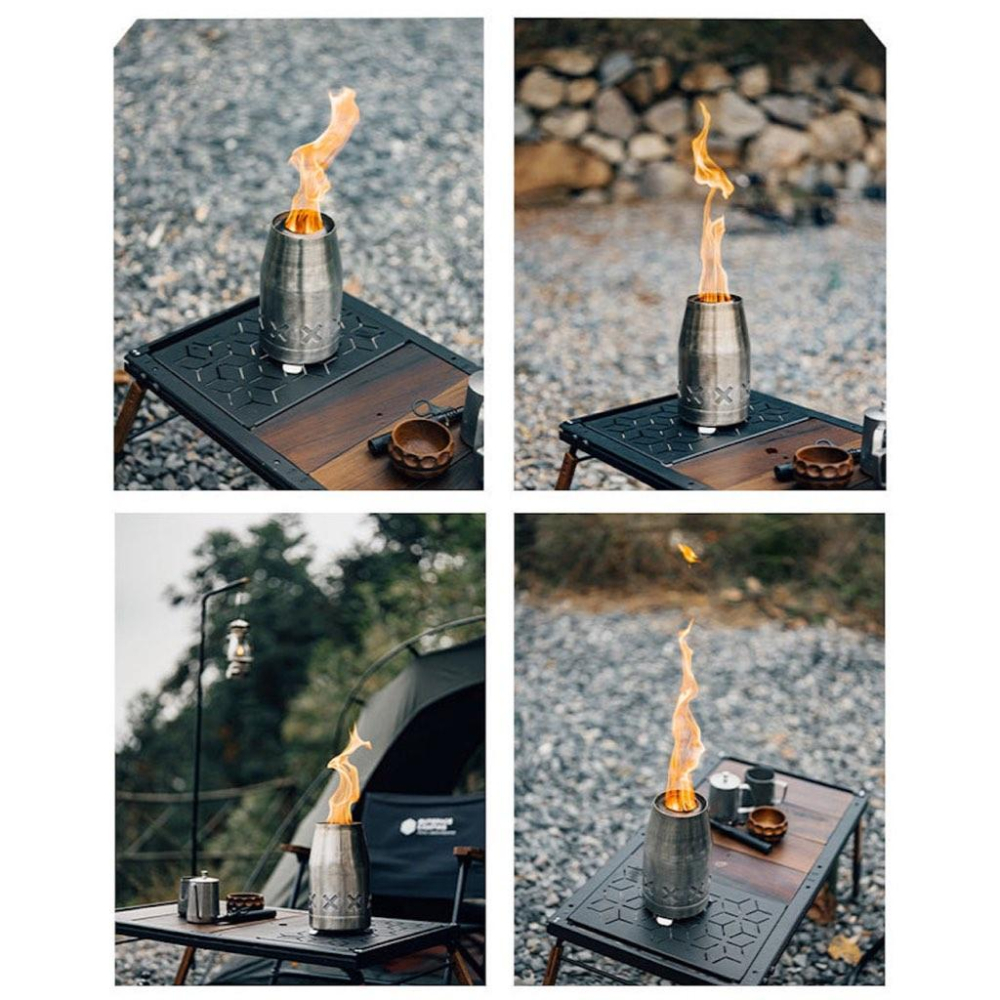 Springhill 春山 原火旋風爐【好勢露營】二次燃燒登山爐柴爐 觀火爐 迷你焚火台 取暖爐-細節圖8