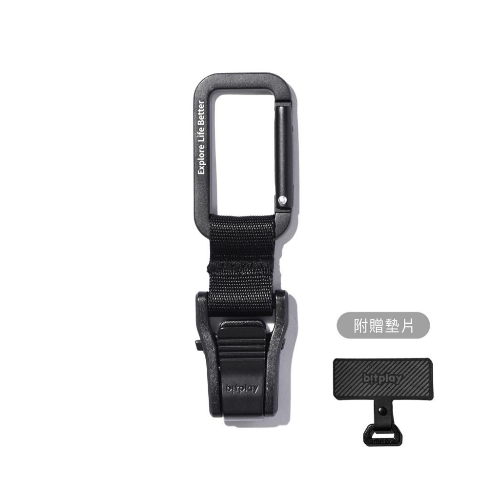 bitplay 掛扣瞬扣夾【好勢露營】Quick-Release Carabiner V2含通用墊片MUKEN LIFE-細節圖3
