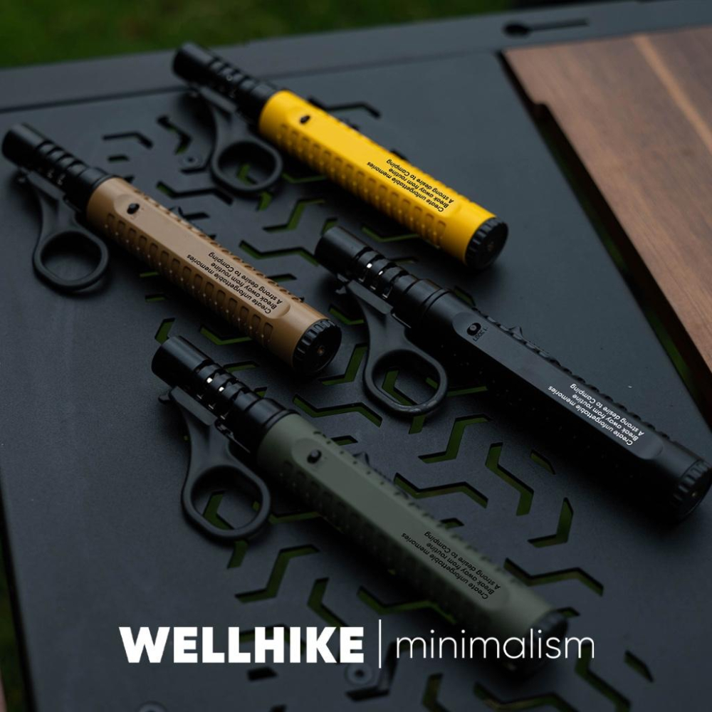 WELLHIKE 荒野噴火槍【好勢露營】附戰術快扣 硬派戰術風格 點火器 噴火槍 軍風 戶外點火器 可補充瓦斯 打火機-細節圖6