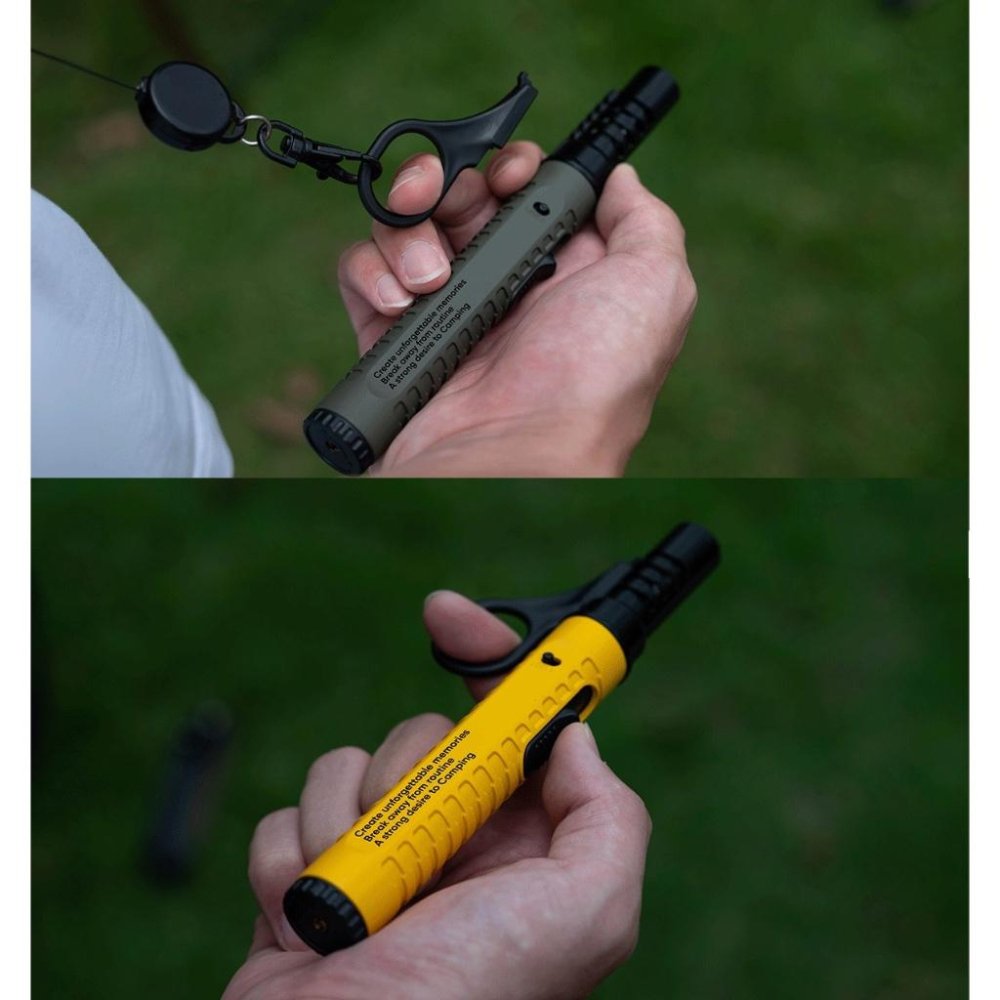 WELLHIKE 荒野噴火槍【好勢露營】附戰術快扣 硬派戰術風格 點火器 噴火槍 軍風 戶外點火器 可補充瓦斯 打火機-細節圖8