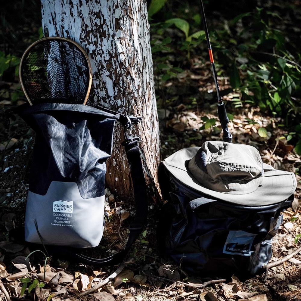 Farmer Camp 防水戰術挎包【好勢露營】防水漁具包防水包 防水背包 釣魚包 防水袋 游泳包 潛水包 漁具包-細節圖7