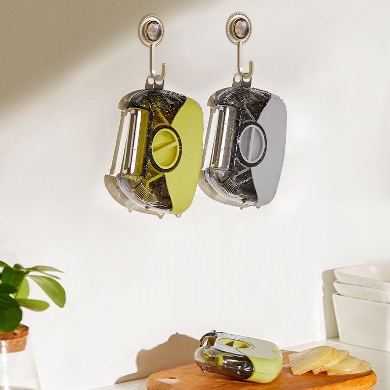 多功能削皮器三合一【好勢露營】新款削皮器刨絲器 多功能旋轉削皮器 蘋果去皮器蔬菜水果刀刨絲器刨皮刀-細節圖5