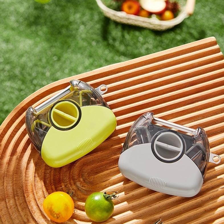 多功能削皮器三合一【好勢露營】新款削皮器刨絲器 多功能旋轉削皮器 蘋果去皮器蔬菜水果刀刨絲器刨皮刀-細節圖8