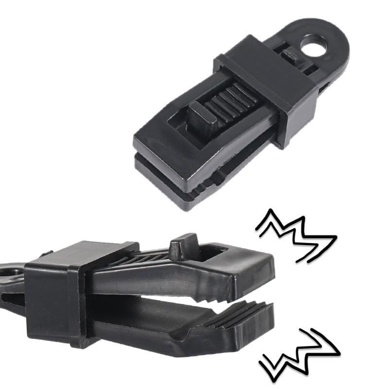 天幕夾【好勢露營】帳篷夾 帆布夾 大號 拉水線 固定夾 掛勾 掛布夾 投影幕固定 天幕固定-細節圖9