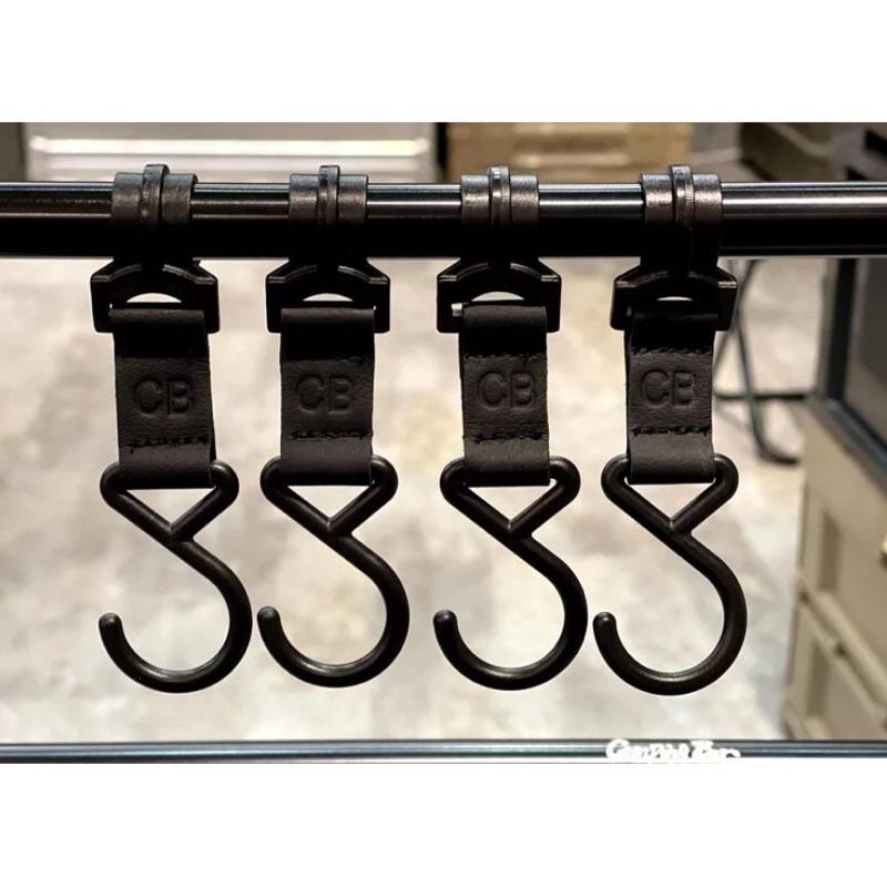 CampingBar瀝水掛架用皮製掛勾（4勾一組）【好勢露營】瀝水掛架 掛勾 皮掛勾-細節圖3