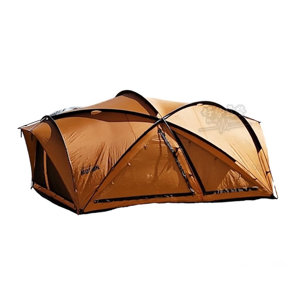 TiiTENT MOTION帳篷/金沙【好勢露營】帳篷TPU窗透明窗隧道帳棉感自立帳篷滿版地布多人睡帳- 好勢露營- iOPEN Mall