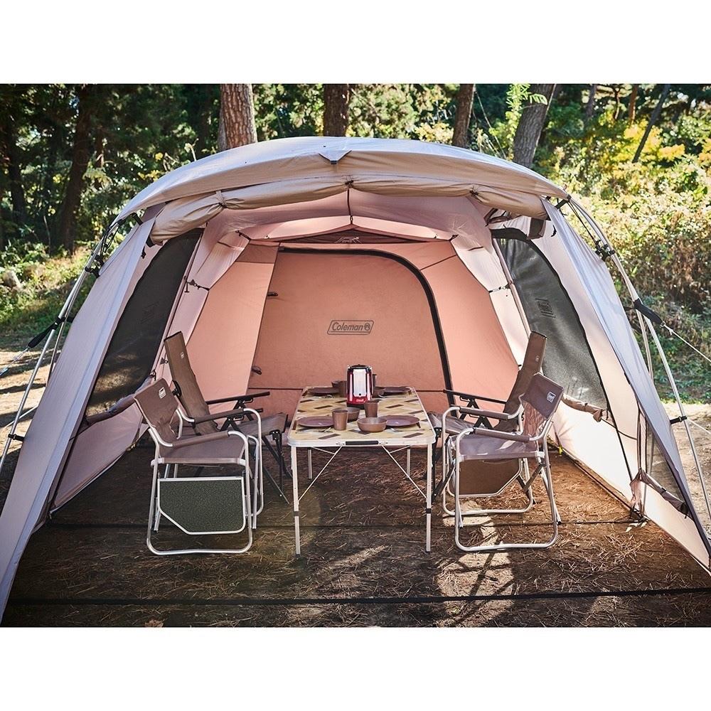 Coleman TOUGH 2-ROOM/DX灰咖啡【好勢露營】CM-07040一房一廳帳篷 隧道帳-細節圖4