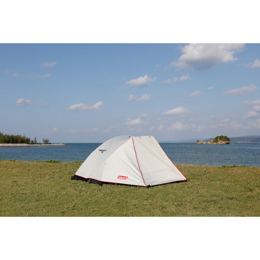 Coleman 1-2人旅遊露營帳ST+【好勢露營】黑膠CM-36435 雙人帳篷 單人帳機車露營-細節圖6
