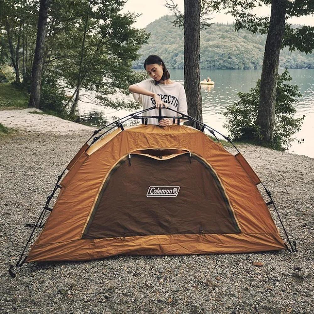 Coleman 單人露營套裝入門組【好勢露營】CM-39143土狼棕帳篷睡袋桌椅爐具焚火台瓦斯爐營燈氣墊床-細節圖6