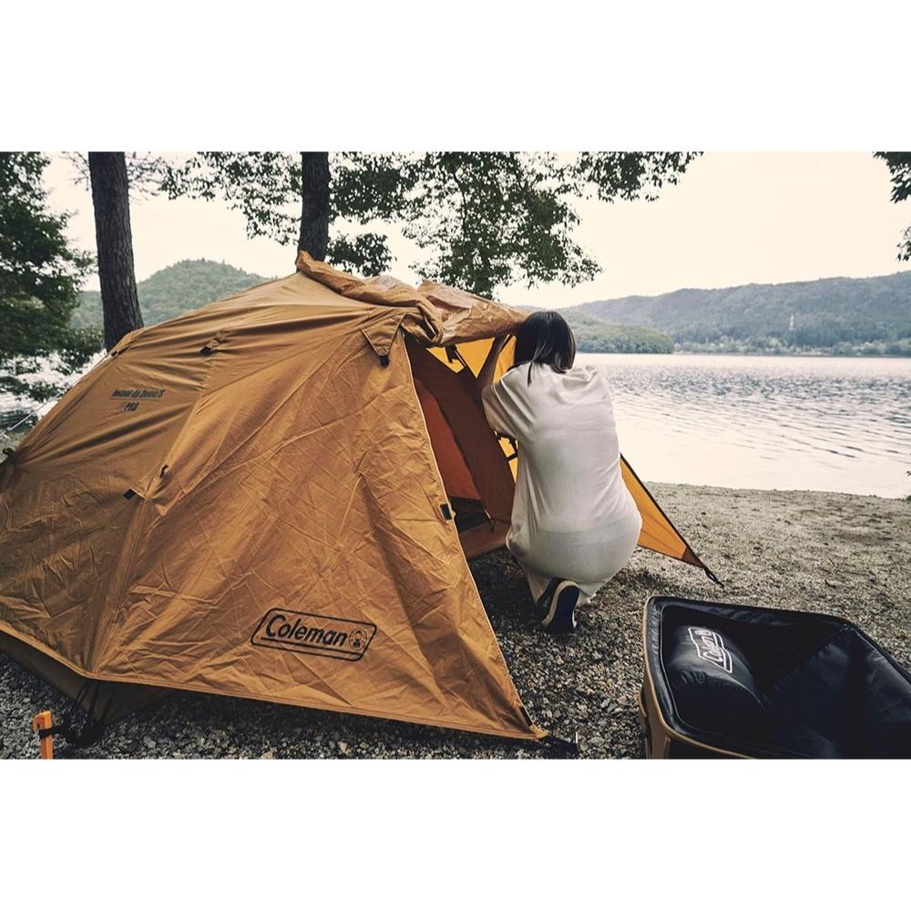 Coleman 單人露營套裝入門組【好勢露營】CM-39143土狼棕帳篷睡袋桌椅爐具焚火台瓦斯爐營燈氣墊床-細節圖7