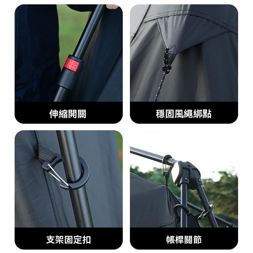 ShineTrip 山趣 05系列 速搭穹頂客廳帳【好勢露營】圍網 圍布 天幕 地墊 自動帳 遮陽帳篷 穹頂帳篷 炊事帳-細節圖9