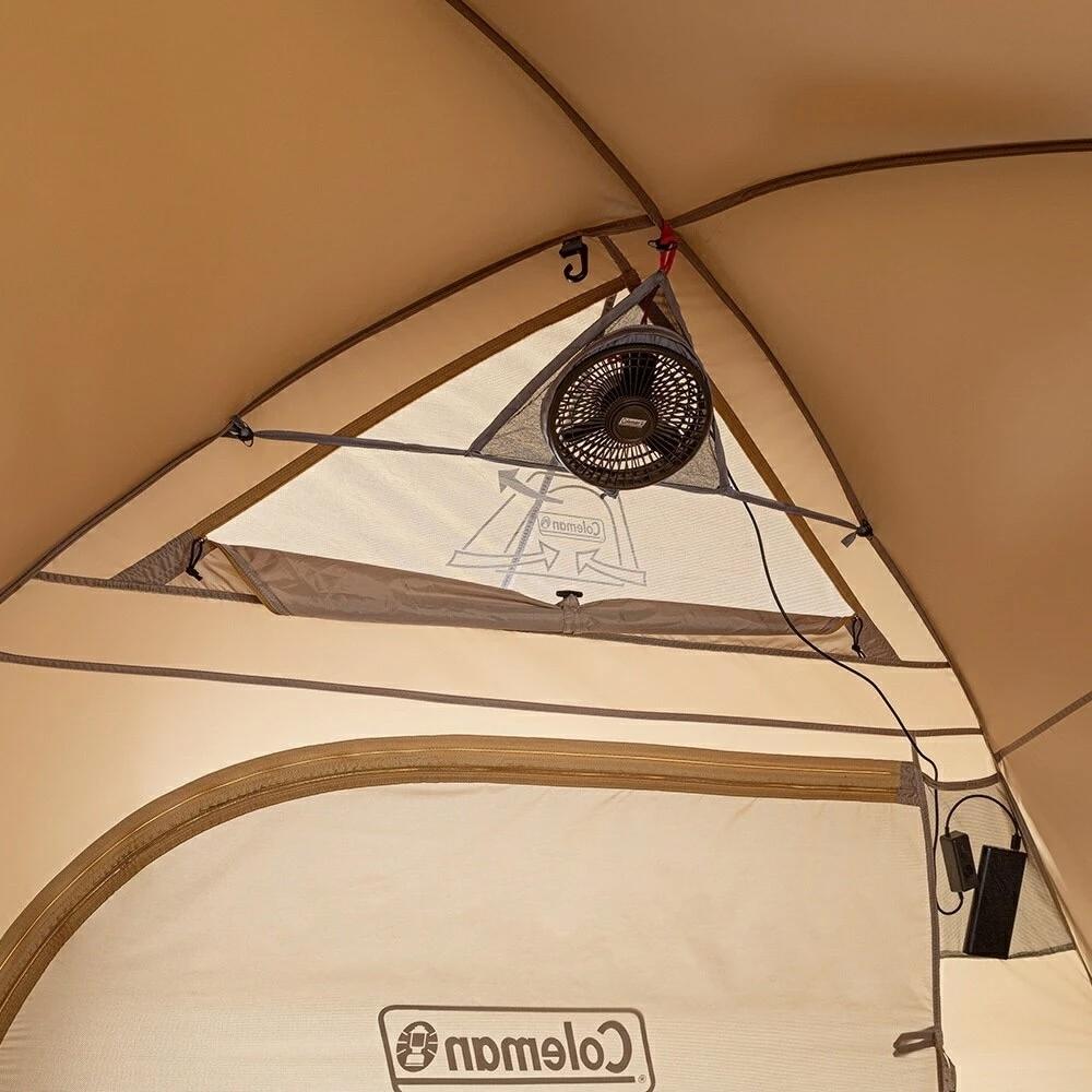 Coleman TOUGH VI圓頂帳/3025/灰咖啡【好勢露營】CM-06745圓頂帳篷4-5人家庭帳-細節圖8