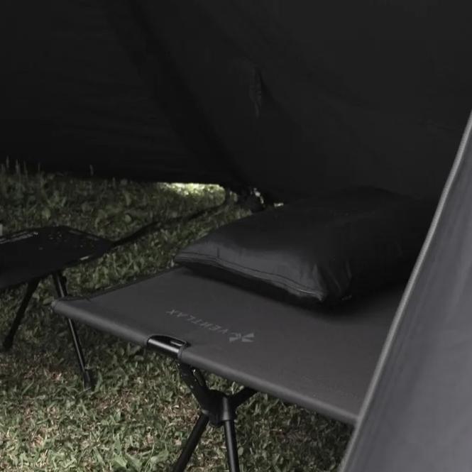 VENTLAX 行軍床-一般/加大【好勢露營】兩種高度2WAY 兩用靜音行軍床 戶外床 露營床 耐重150kg 迷彩款-細節圖7