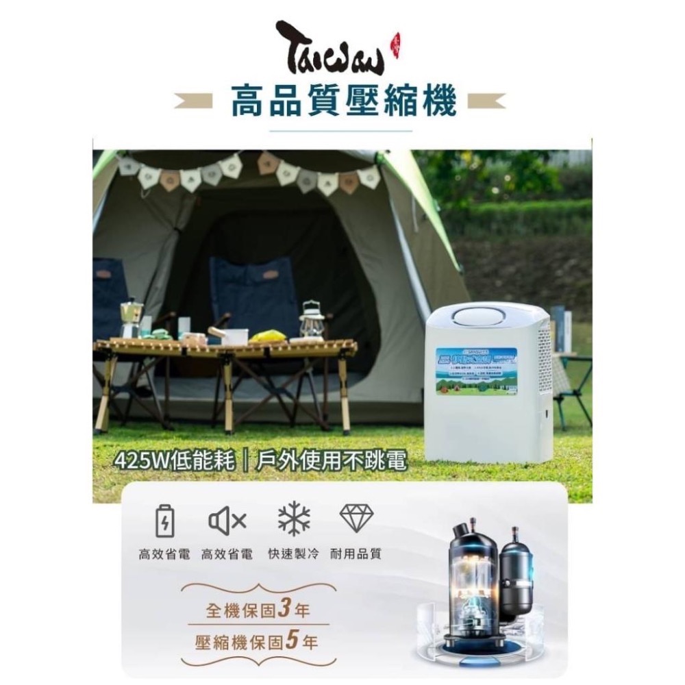 🎉贈前導風罩 Sansui山水 戶外空調SAC400【好勢露營】極速製冷行動冷氣 露營移動式冷氣機移動空調露營冷氣-細節圖5