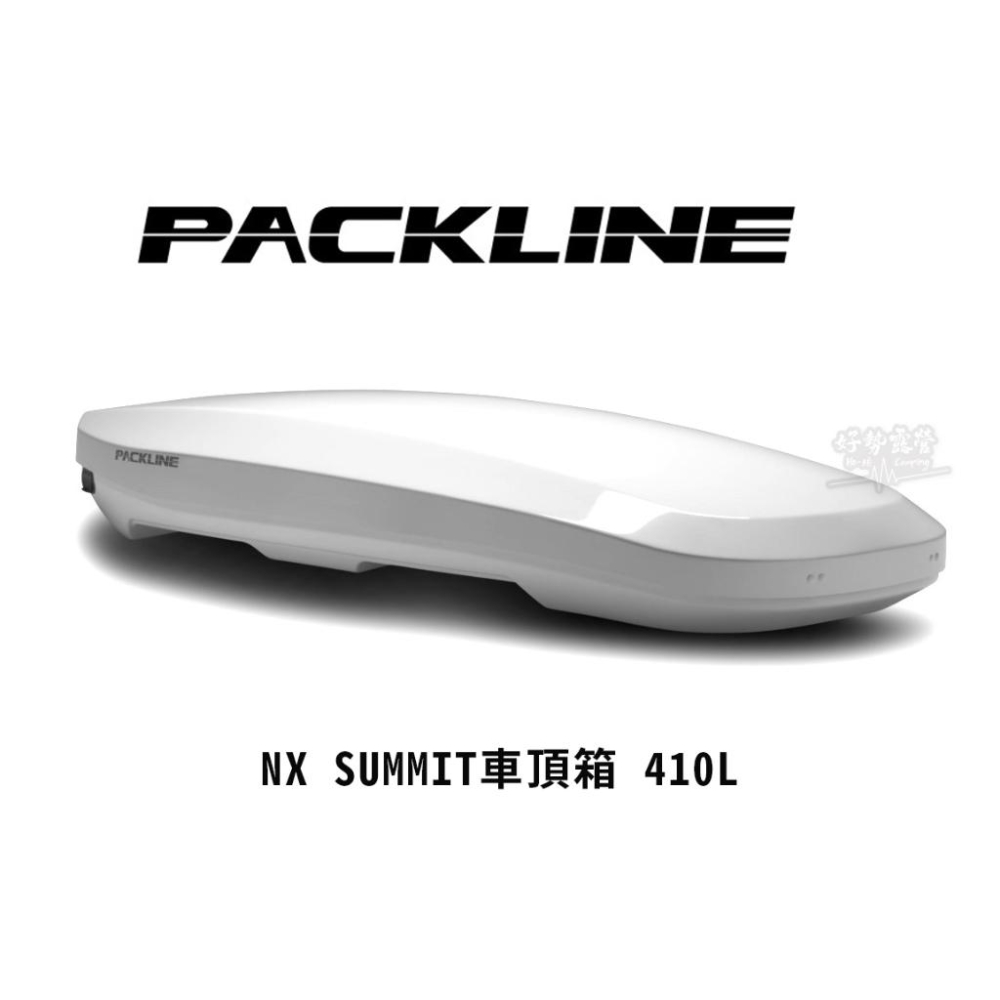 挪威 PACKLINE NX SUMMIT車頂箱 410L【好勢露營】鏡面黑色雪地白裝備箱 行李箱 車頂置物箱 車宿車泊-細節圖2