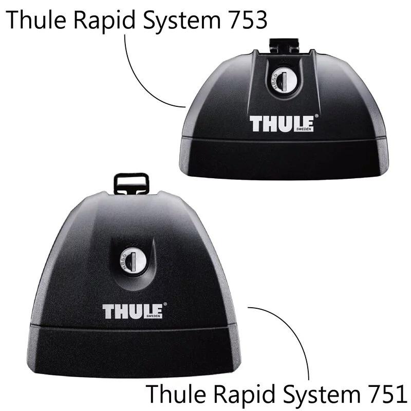 都樂Thule 753 751 Rapid System車頂架腳座【好勢露營】突出式車輛專用腳座架 車頂行李架橫桿固定點-細節圖2