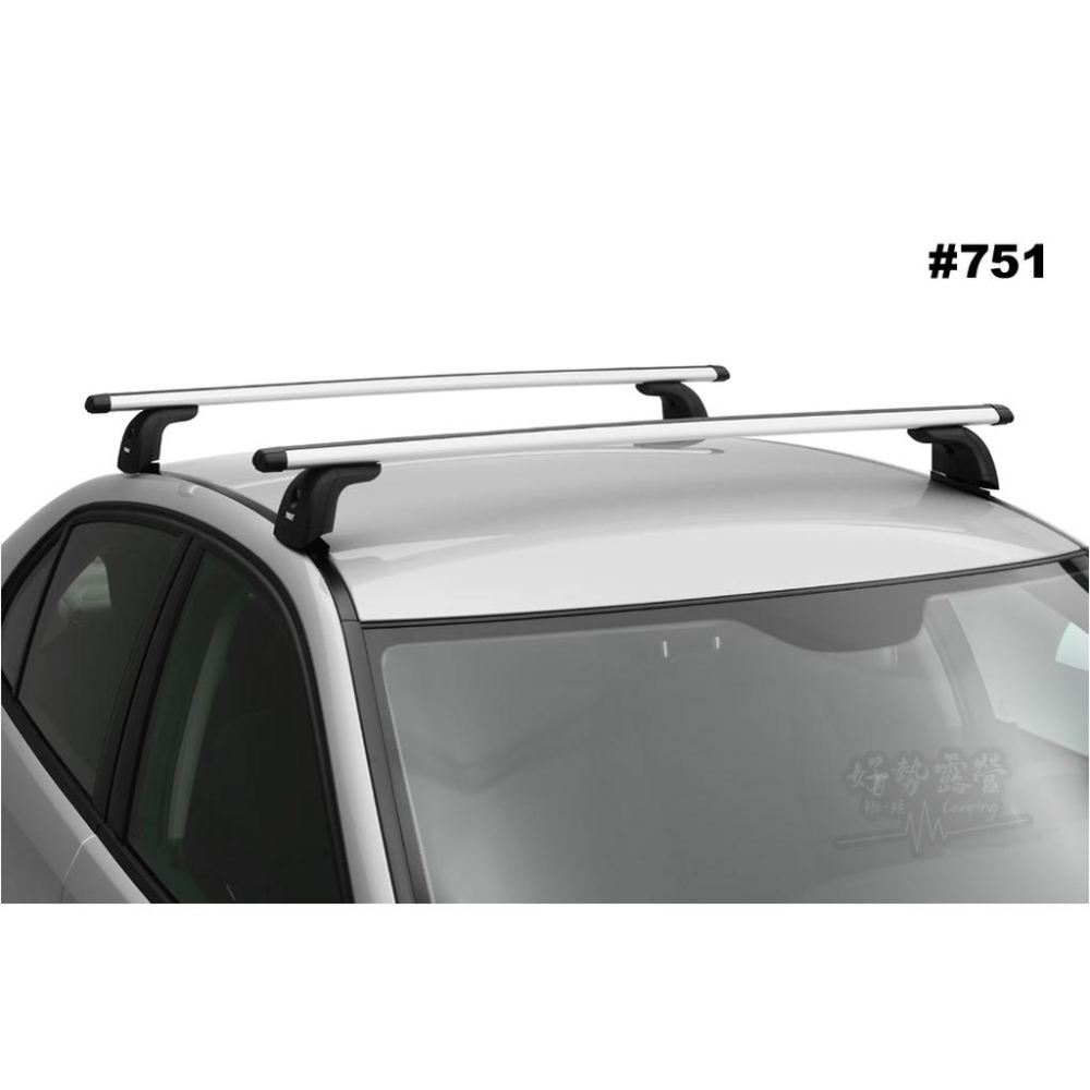 都樂Thule 753 751 Rapid System車頂架腳座【好勢露營】突出式車輛專用腳座架 車頂行李架橫桿固定點-細節圖8