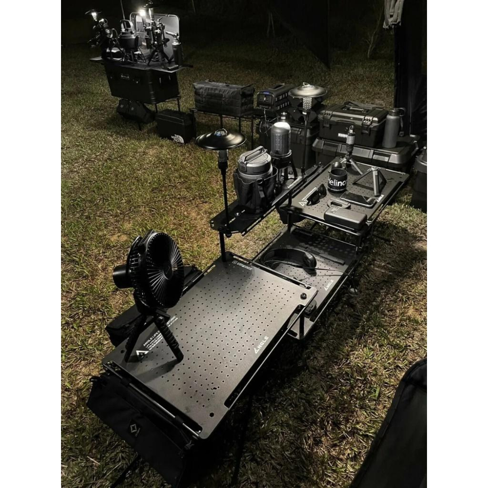 ANGLE HIRO 戰術桌全套 三件組 戶外吧台套裝【好勢露營】戰術桌 輕量露營桌 折疊桌 helinox 可通用-細節圖5