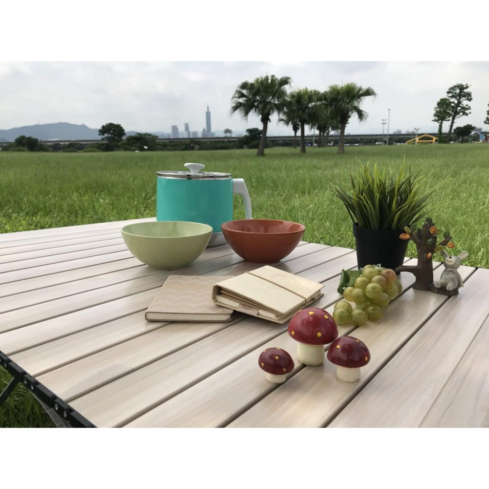 Lumikenkä 露米 天際無段式鋁捲桌【好勢露營】 70cm 蛋捲桌 鋁合金 露營桌 摺疊桌-細節圖5