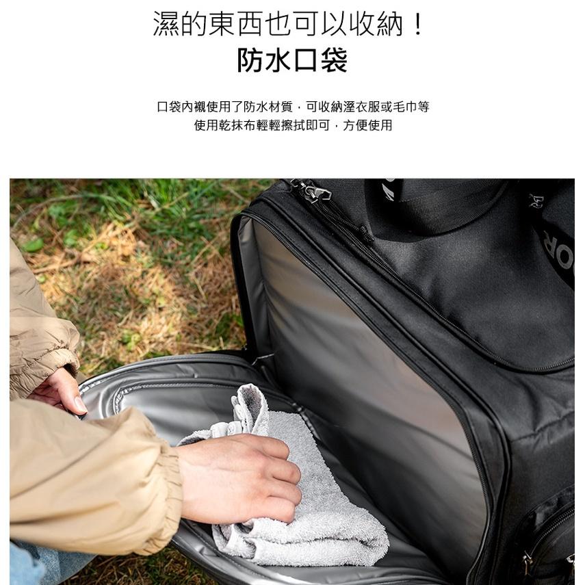 KAZMI KZM 黑色個性裝備收納袋 90L【好勢露營】收納包 軍事風 潮流背包-細節圖7