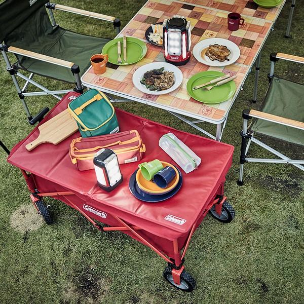 Coleman 四輪拖車專用桌板【好勢露營】露營四輪手拉車 露營推車拖車 野餐折疊拉車 收納裝備車 CM-33140-細節圖5