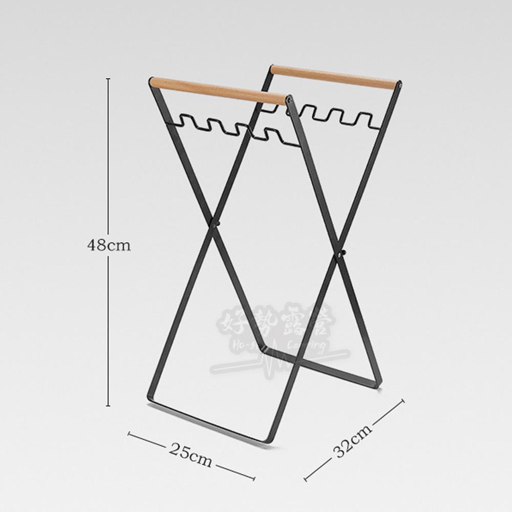 北歐品味可折疊垃圾袋掛架【好勢露營】垃圾袋架 掛式垃圾架 垃圾分類架 垃圾架 露營垃圾掛架-細節圖9