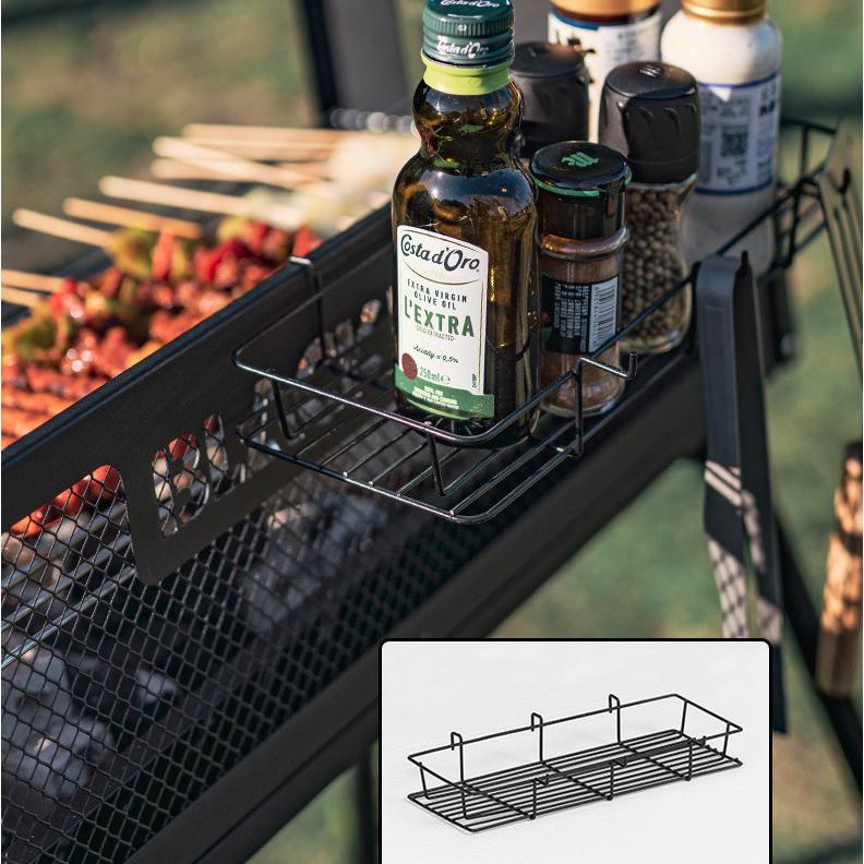 BLACKDOG 黑狗 折疊燒烤爐【好勢露營】折疊式 烤肉爐燒烤架烤肉架桌上型BBQ戶外碳烤燒烤爐 烤香腸爐 置物架-細節圖6