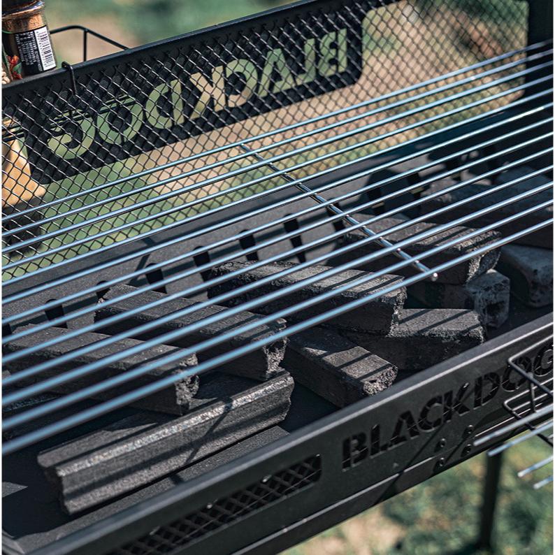 BLACKDOG 黑狗 折疊燒烤爐【好勢露營】折疊式 烤肉爐燒烤架烤肉架桌上型BBQ戶外碳烤燒烤爐 烤香腸爐 置物架-細節圖7