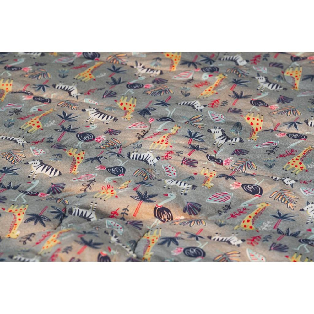 Wildfun野放 極暖童趣石墨烯睡袋-動物園【好勢露營】T3科技保暖棉壓縮外袋 親子睡袋可拼接可機洗-細節圖4