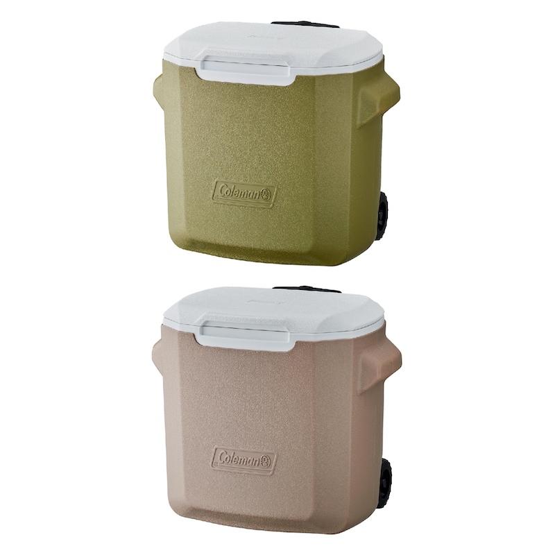 Coleman 拉桿冰箱26.5L灰咖啡/綠橄欖【好勢露營】CM-05748 CM-25749戶外冰箱 保冰桶 行動冰箱-細節圖2
