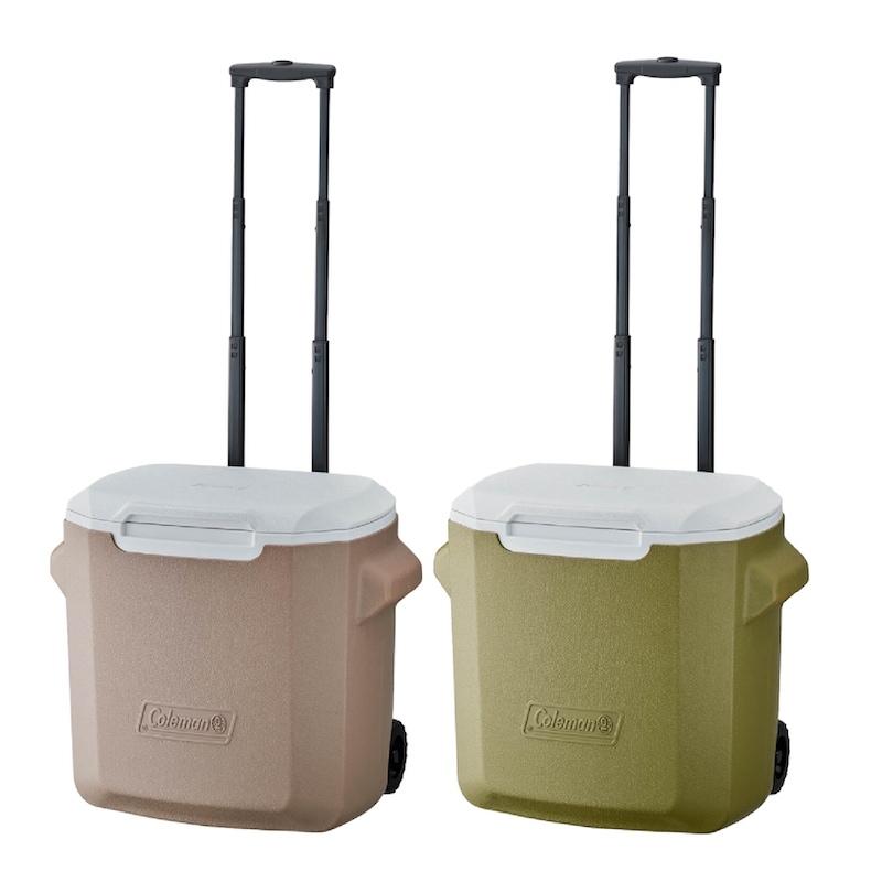Coleman 拉桿冰箱26.5L灰咖啡/綠橄欖【好勢露營】CM-05748 CM-25749戶外冰箱 保冰桶 行動冰箱-細節圖3