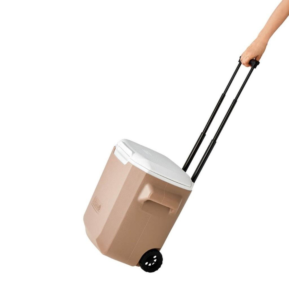 Coleman 拉桿冰箱26.5L灰咖啡/綠橄欖【好勢露營】CM-05748 CM-25749戶外冰箱 保冰桶 行動冰箱-細節圖6