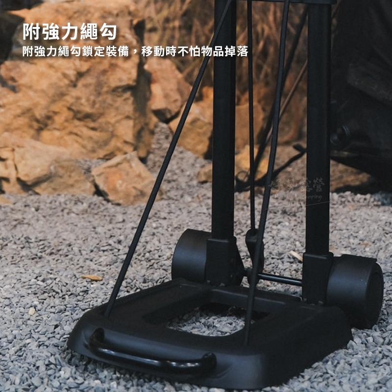 TILLAK 小坦克 行李拉桿推車【好勢露營】萬用折疊手推車 坦克輪 兩輪行李車拉桿車 行李車小拖車手拉車 折疊車買菜車-細節圖7