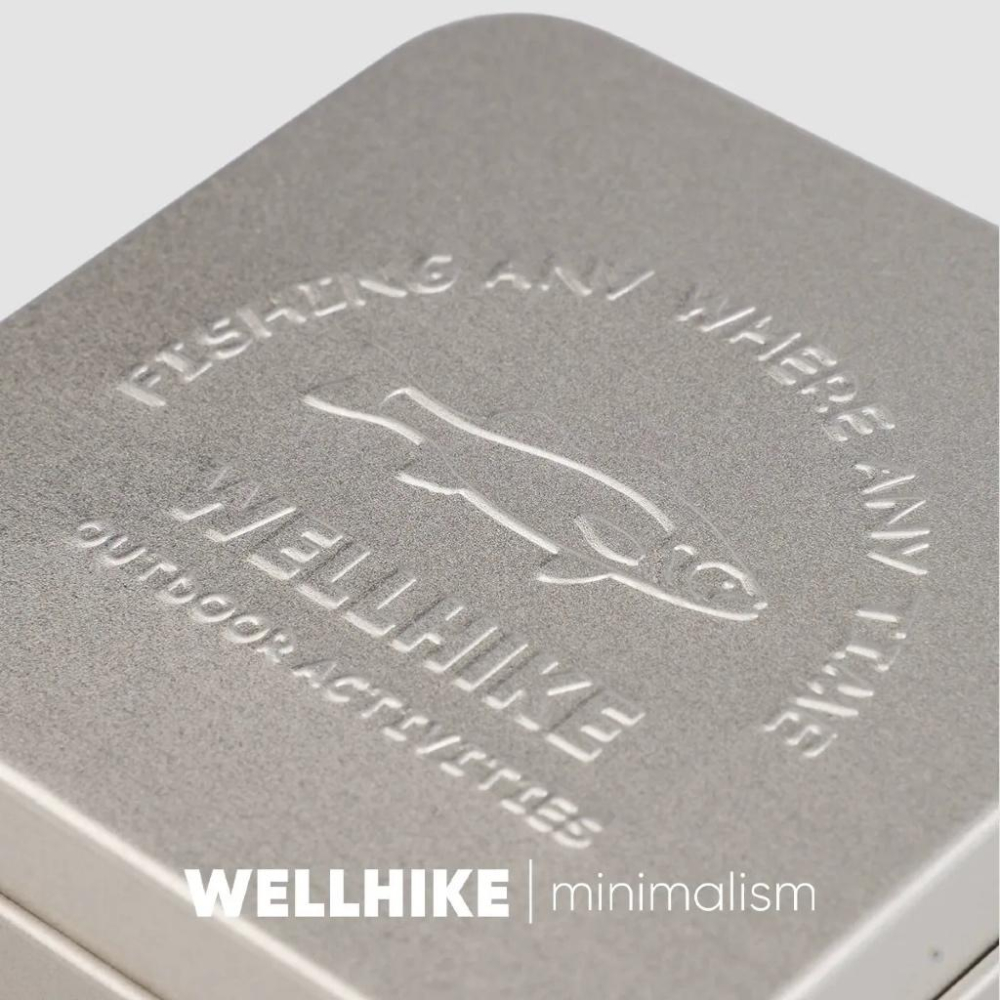 WELLHIKE 隨身小鐵盒【好勢露營】迷你收納盒 收納鐵盒 小物釣盒 分類盒 小物收納裝備盒 金屬收納盒-細節圖3