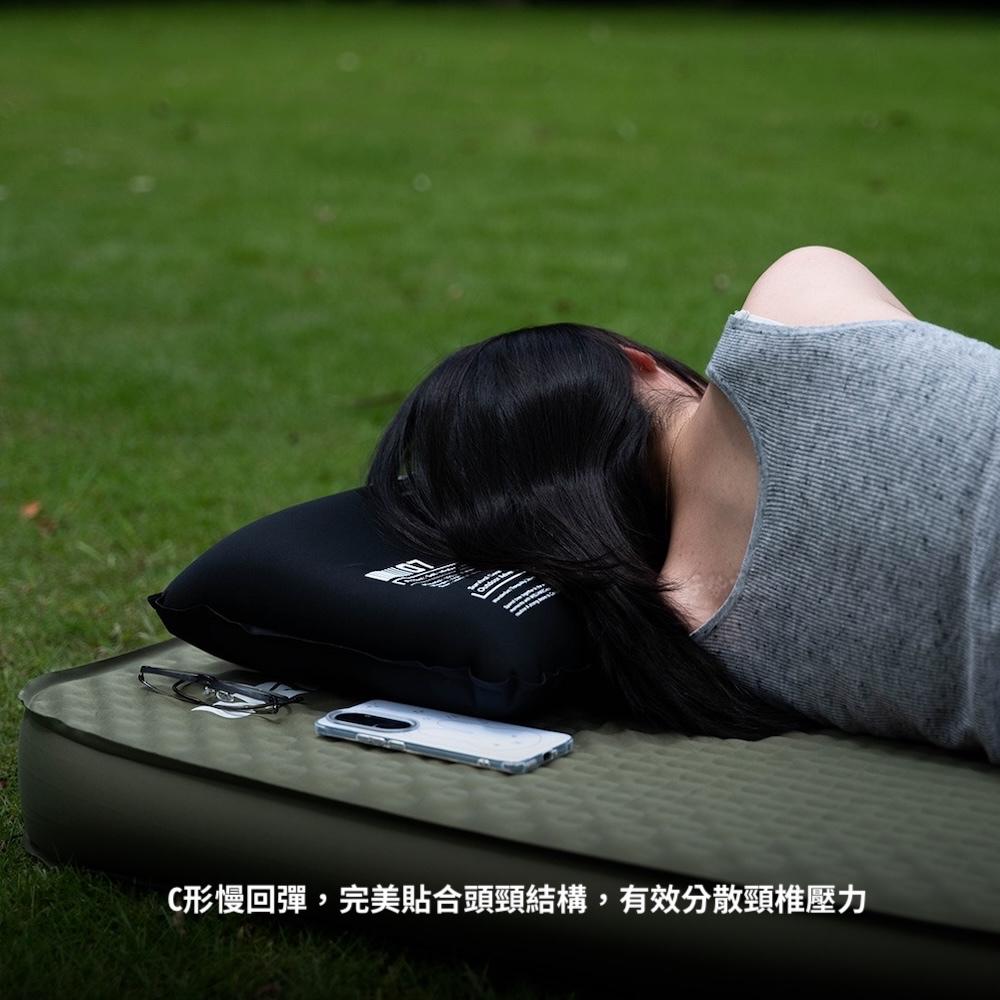 WELLHIKE SWS野跡充氣枕【好勢露營】露營枕頭 記憶棉枕 靜音充氣枕 戶外睡眠裝備 輕量化枕-細節圖4