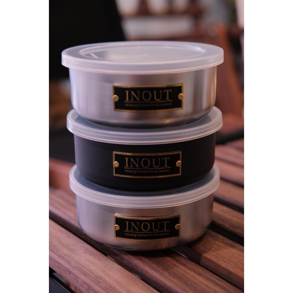 INOUT 調味料密封罐【好勢露營】銀/黑 露營調味罐 不鏽鋼密封罐 咖啡豆收納 露營小物 輕量化收納罐-細節圖9