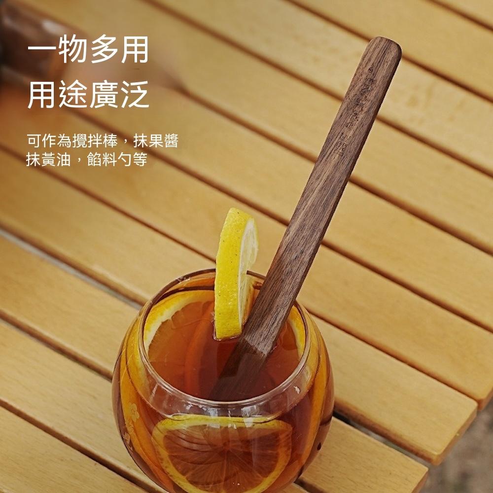 ISE MOUNT 黑胡桃木咖啡攪拌棒【好勢露營】實木攪拌棒 原木攪拌棒 露營咖啡用具 抹醬刀 果醬匙 攪拌匙-細節圖6