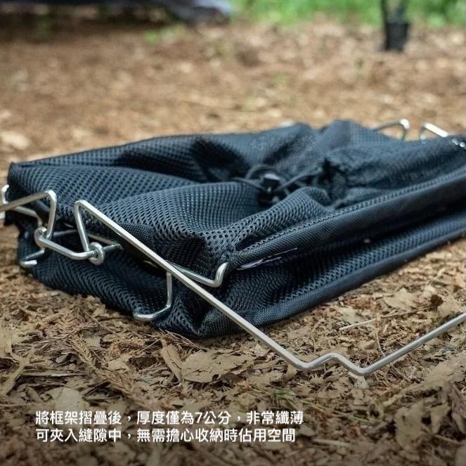 日本TOKYO CRAFTS 網布置物架(可拆卸)【好勢露營】網布置物籃 露營收納架 堆疊收納籃 輕量掛架 網籃收納-細節圖7