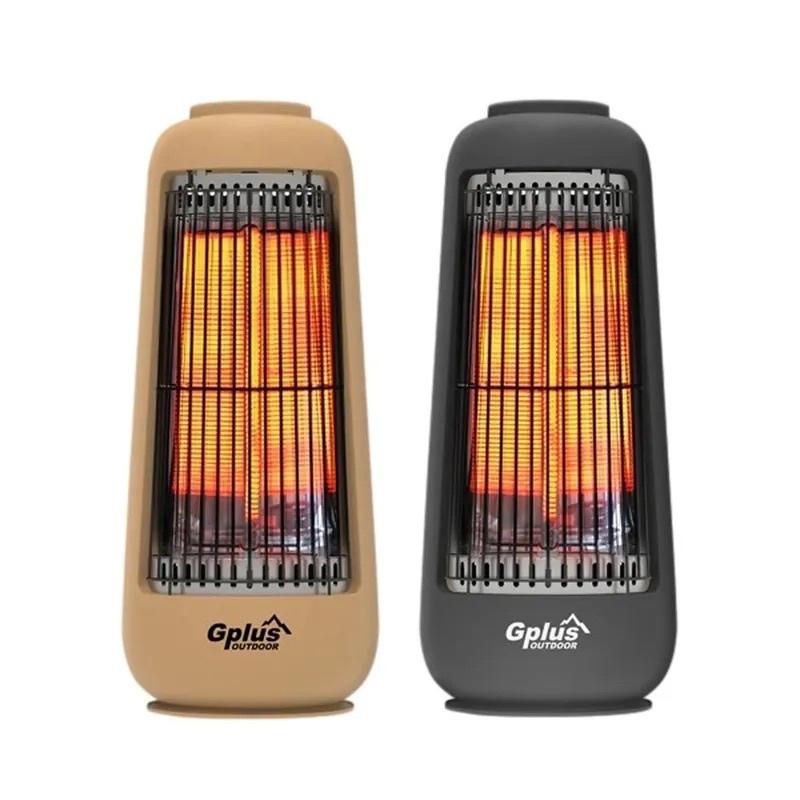 GPLUS 可擺頭直立式電暖器【好勢露營】 GP-EM001 電暖爐 碳素電熱管 露營可使用-細節圖2