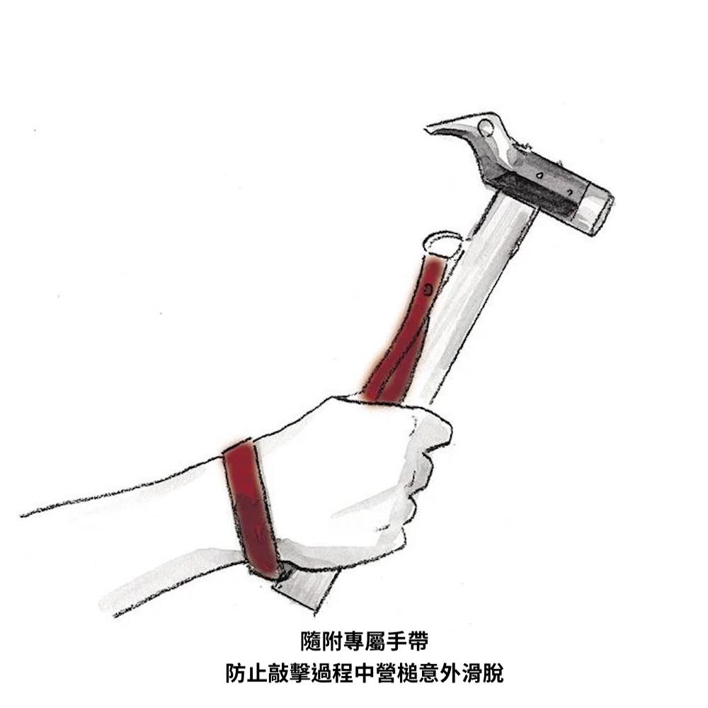 Snow Peak 鍛造強化營槌 N-002【好勢露營】全鋼製槌子 拔釘器 露營工具 日本製造 鐵槌鋼槌-細節圖3