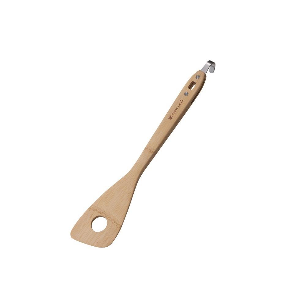 Snow Peak 料理器具組(CS-217)【好勢露營】露營湯勺 竹鏟子 料理鍋鏟 戶外廚具 附收納袋-細節圖5