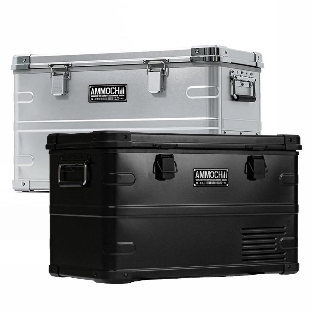 BARRACK09 AMMOCHILL 雙槽雙溫控車載行動冰箱35L/20L【好勢露營】極凍箱 車載冰箱戶外冰箱鋁箱冰箱-細節圖2